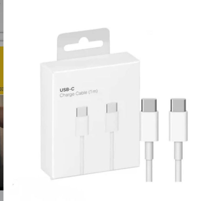 Cable de carga rápida para iPhone (Lightning / USB‑C)