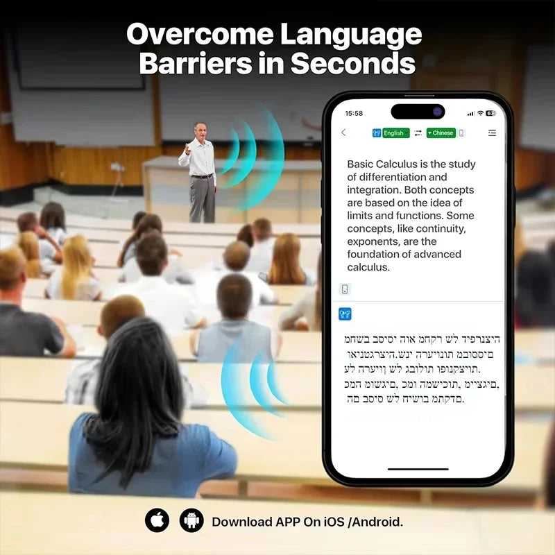 Auriculares de traducción en tiempo real
